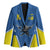 Custom West Knights of Yorkshire Blazer Skate Hard Hit Harder Blue Version - Wonder Print Shop