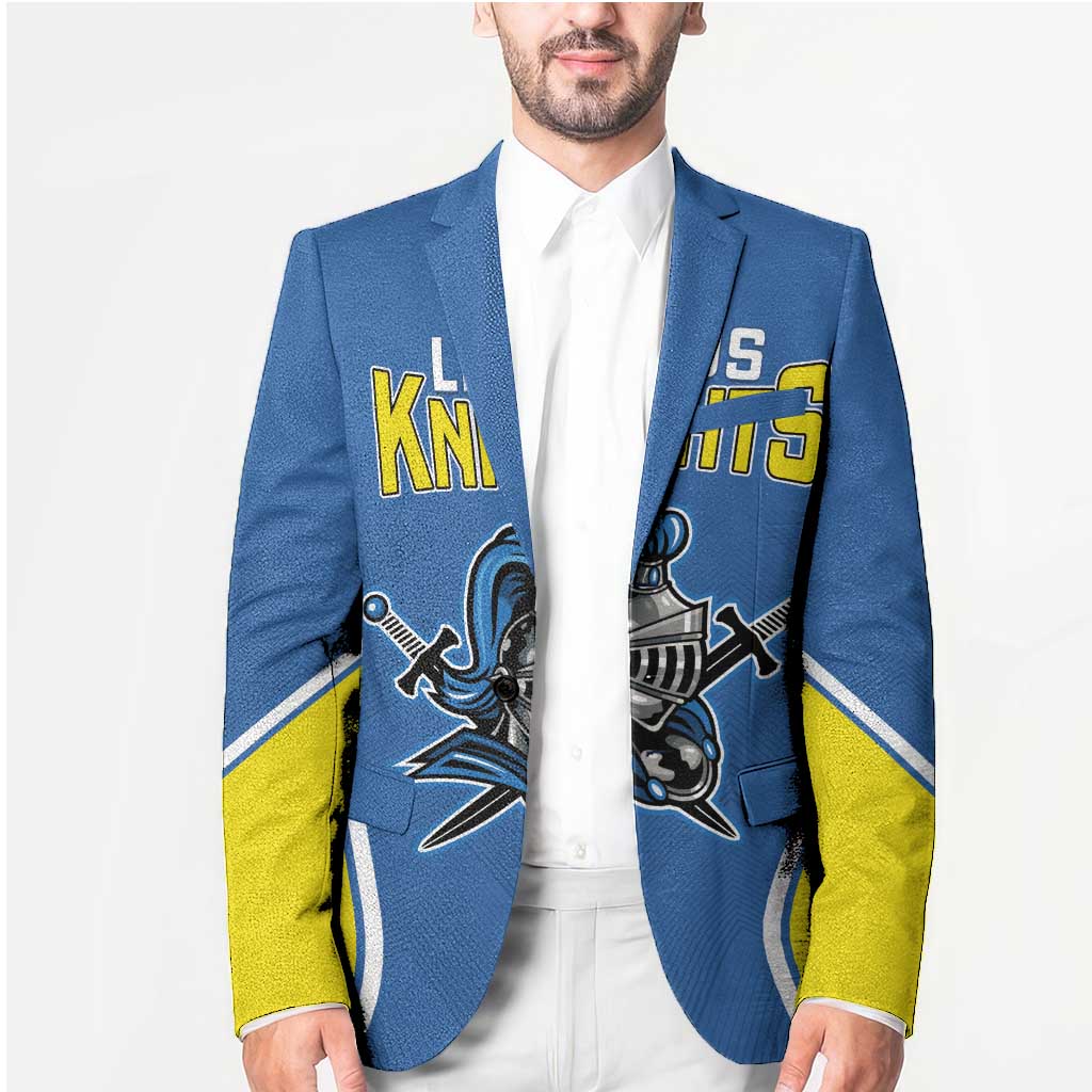 Custom West Knights of Yorkshire Blazer Skate Hard Hit Harder Blue Version - Wonder Print Shop