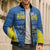 Custom West Knights of Yorkshire Bomber Puffer Jacket Skate Hard Hit Harder Blue Version - Wonder Print Shop