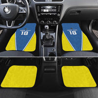 Custom West Knights of Yorkshire Car Mats Skate Hard Hit Harder Blue Version - Wonder Print Shop