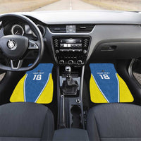 Custom West Knights of Yorkshire Car Mats Skate Hard Hit Harder Blue Version - Wonder Print Shop