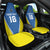 Custom West Knights of Yorkshire Car Seat Cover Skate Hard Hit Harder Blue Version - Wonder Print Shop