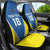 Custom West Knights of Yorkshire Car Seat Cover Skate Hard Hit Harder Blue Version - Wonder Print Shop
