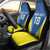 Custom West Knights of Yorkshire Car Seat Cover Skate Hard Hit Harder Blue Version - Wonder Print Shop