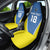 Custom West Knights of Yorkshire Car Seat Cover Skate Hard Hit Harder Blue Version - Wonder Print Shop