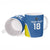 Custom West Knights of Yorkshire Ceramic Mug Skate Hard Hit Harder Blue Version - Wonder Print Shop
