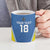 Custom West Knights of Yorkshire Ceramic Mug Skate Hard Hit Harder Blue Version - Wonder Print Shop