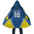 Custom West Knights of Yorkshire Cloak Skate Hard Hit Harder Blue Version - Wonder Print Shop