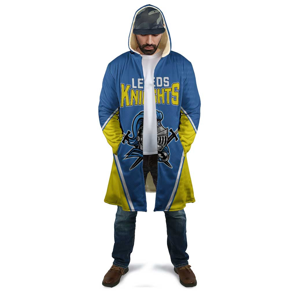 Custom West Knights of Yorkshire Cloak Skate Hard Hit Harder Blue Version - Wonder Print Shop