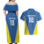 Custom West Knights of Yorkshire Couples Matching Off Shoulder Maxi Dress and Hawaiian Shirt Skate Hard Hit Harder Blue Version - Wonder Print Shop