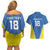 Custom West Knights of Yorkshire Couples Matching Off Shoulder Short Dress and Hawaiian Shirt Skate Hard Hit Harder Blue Version - Wonder Print Shop