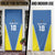 Custom West Knights of Yorkshire Door Cover Skate Hard Hit Harder Blue Version - Wonder Print Shop