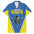 Custom West Knights of Yorkshire Family Matching Long Sleeve Bodycon Dress and Hawaiian Shirt Skate Hard Hit Harder Blue Version - Wonder Print Shop