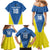 Custom West Knights of Yorkshire Family Matching Mermaid Dress and Hawaiian Shirt Skate Hard Hit Harder Blue Version - Wonder Print Shop