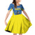 Custom West Knights of Yorkshire Family Matching Off Shoulder Short Dress and Hawaiian Shirt Skate Hard Hit Harder Blue Version - Wonder Print Shop