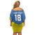 Custom West Knights of Yorkshire Family Matching Off Shoulder Short Dress and Hawaiian Shirt Skate Hard Hit Harder Blue Version - Wonder Print Shop