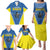 Custom West Knights of Yorkshire Family Matching Puletasi and Hawaiian Shirt Skate Hard Hit Harder Blue Version - Wonder Print Shop