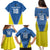 Custom West Knights of Yorkshire Family Matching Puletasi and Hawaiian Shirt Skate Hard Hit Harder Blue Version - Wonder Print Shop