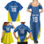 Custom West Knights of Yorkshire Family Matching Summer Maxi Dress and Hawaiian Shirt Skate Hard Hit Harder Blue Version - Wonder Print Shop