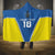 Custom West Knights of Yorkshire Hooded Blanket Skate Hard Hit Harder Blue Version - Wonder Print Shop
