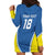 Custom West Knights of Yorkshire Hoodie Dress Skate Hard Hit Harder Blue Version - Wonder Print Shop