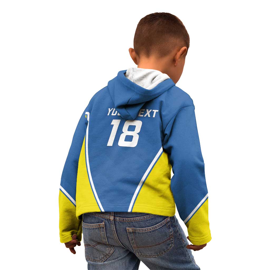 Custom West Knights of Yorkshire Kid Hoodie Skate Hard Hit Harder Blue Version - Wonder Print Shop