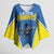 Custom West Knights of Yorkshire Kimono Sleeve Blouse Skate Hard Hit Harder Blue Version - Wonder Print Shop
