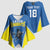 Custom West Knights of Yorkshire Kimono Sleeve Blouse Skate Hard Hit Harder Blue Version - Wonder Print Shop
