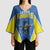 Custom West Knights of Yorkshire Kimono Sleeve Blouse Skate Hard Hit Harder Blue Version - Wonder Print Shop