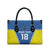 Custom West Knights of Yorkshire Leather Bag Skate Hard Hit Harder Blue Version - Wonder Print Shop
