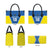 Custom West Knights of Yorkshire Leather Bag Skate Hard Hit Harder Blue Version - Wonder Print Shop