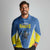 Custom West Knights of Yorkshire Long Sleeve Polo Shirt Skate Hard Hit Harder Blue Version - Wonder Print Shop