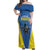 Custom West Knights of Yorkshire Off Shoulder Maxi Dress Skate Hard Hit Harder Blue Version - Wonder Print Shop
