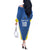 Custom West Knights of Yorkshire Off The Shoulder Long Sleeve Dress Skate Hard Hit Harder Blue Version - Wonder Print Shop