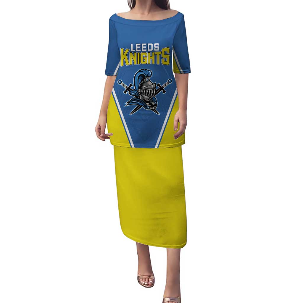 Custom West Knights of Yorkshire Puletasi Skate Hard Hit Harder Blue Version - Wonder Print Shop