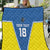 Custom West Knights of Yorkshire Quilt Skate Hard Hit Harder Blue Version - Wonder Print Shop