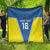 Custom West Knights of Yorkshire Quilt Skate Hard Hit Harder Blue Version - Wonder Print Shop