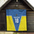 Custom West Knights of Yorkshire Quilt Skate Hard Hit Harder Blue Version - Wonder Print Shop