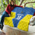 Custom West Knights of Yorkshire Quilt Skate Hard Hit Harder Blue Version - Wonder Print Shop