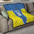 Custom West Knights of Yorkshire Quilt Skate Hard Hit Harder Blue Version - Wonder Print Shop