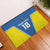 Custom West Knights of Yorkshire Rubber Doormat Skate Hard Hit Harder Blue Version - Wonder Print Shop