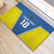 Custom West Knights of Yorkshire Rubber Doormat Skate Hard Hit Harder Blue Version - Wonder Print Shop