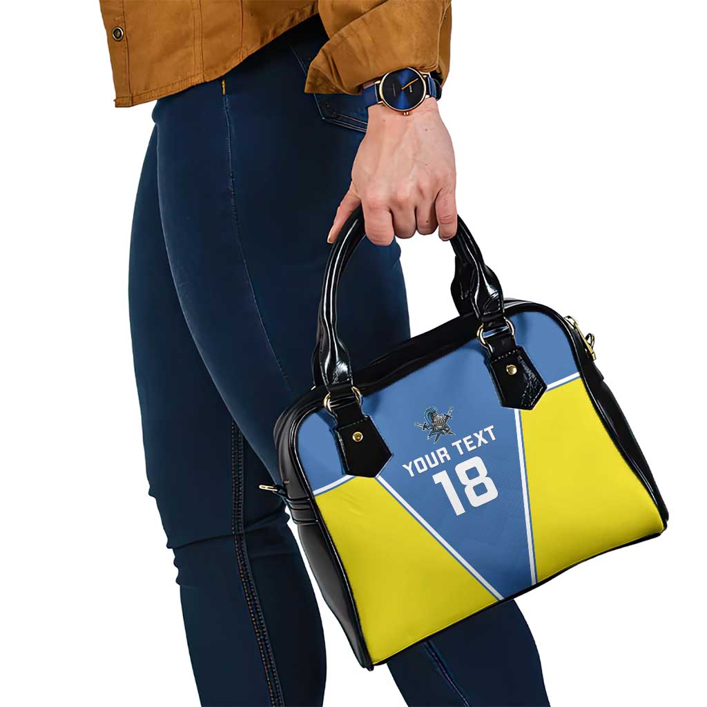 Custom West Knights of Yorkshire Shoulder Handbag Skate Hard Hit Harder Blue Version - Wonder Print Shop