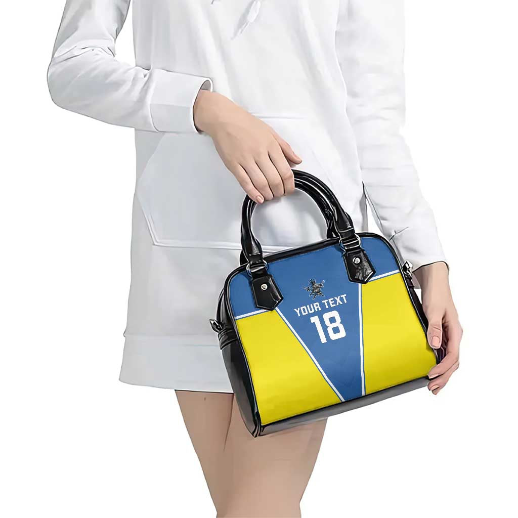 Custom West Knights of Yorkshire Shoulder Handbag Skate Hard Hit Harder Blue Version - Wonder Print Shop