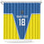Custom West Knights of Yorkshire Shower Curtain Skate Hard Hit Harder Blue Version - Wonder Print Shop
