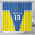 Custom West Knights of Yorkshire Shower Curtain Skate Hard Hit Harder Blue Version - Wonder Print Shop