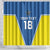 Custom West Knights of Yorkshire Shower Curtain Skate Hard Hit Harder Blue Version - Wonder Print Shop