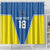 Custom West Knights of Yorkshire Shower Curtain Skate Hard Hit Harder Blue Version - Wonder Print Shop