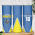 Custom West Knights of Yorkshire Skinny Tumbler Skate Hard Hit Harder Blue Version - Wonder Print Shop