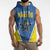 Custom West Knights of Yorkshire Sleeveless Zip Hoodie Skate Hard Hit Harder Blue Version - Wonder Print Shop